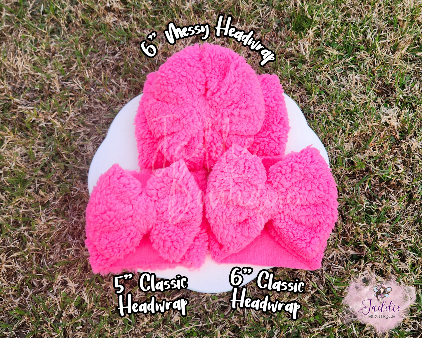 Neon Pink Sherpa Headwrap