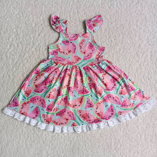 Watermelon Lace Dress