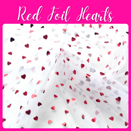 Hearts Mesh Bows