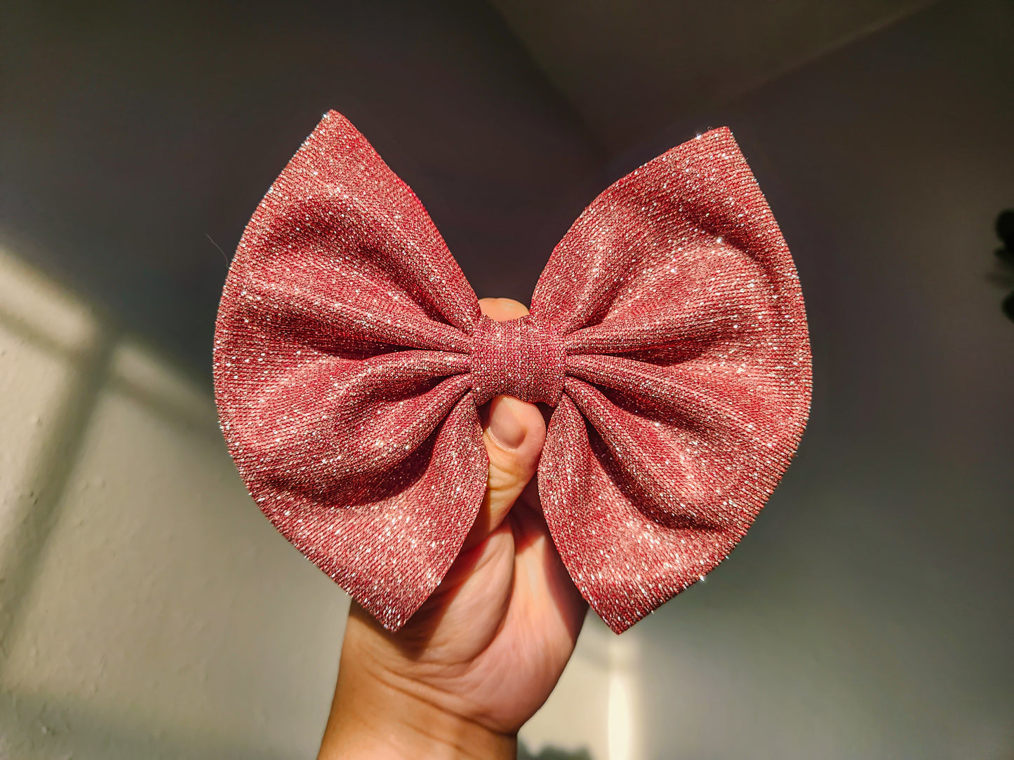 Red Rose Shimmer Bows